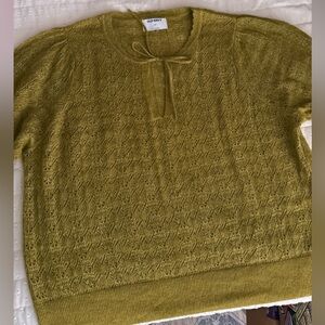 Old Navy Olive Wool Blend Sweater
